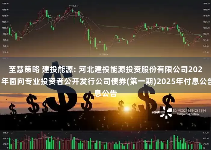 至慧策略 建投能源: 河北建投能源投资股份有限公司2021年面向专业投资者公开发行公司债券(第一期)2025年付息公告