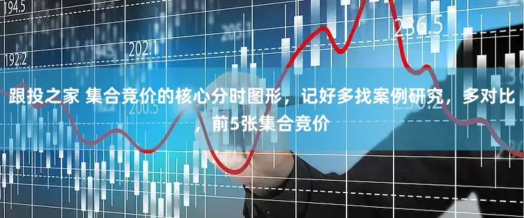 跟投之家 集合竞价的核心分时图形，记好多找案例研究，多对比，前5张集合竞价