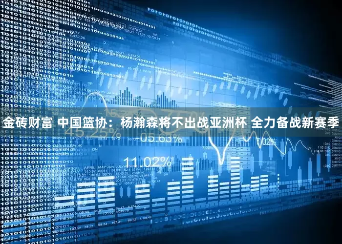 金砖财富 中国篮协：杨瀚森将不出战亚洲杯 全力备战新赛季