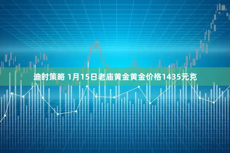 迪时策略 1月15日老庙黄金黄金价格1435元克